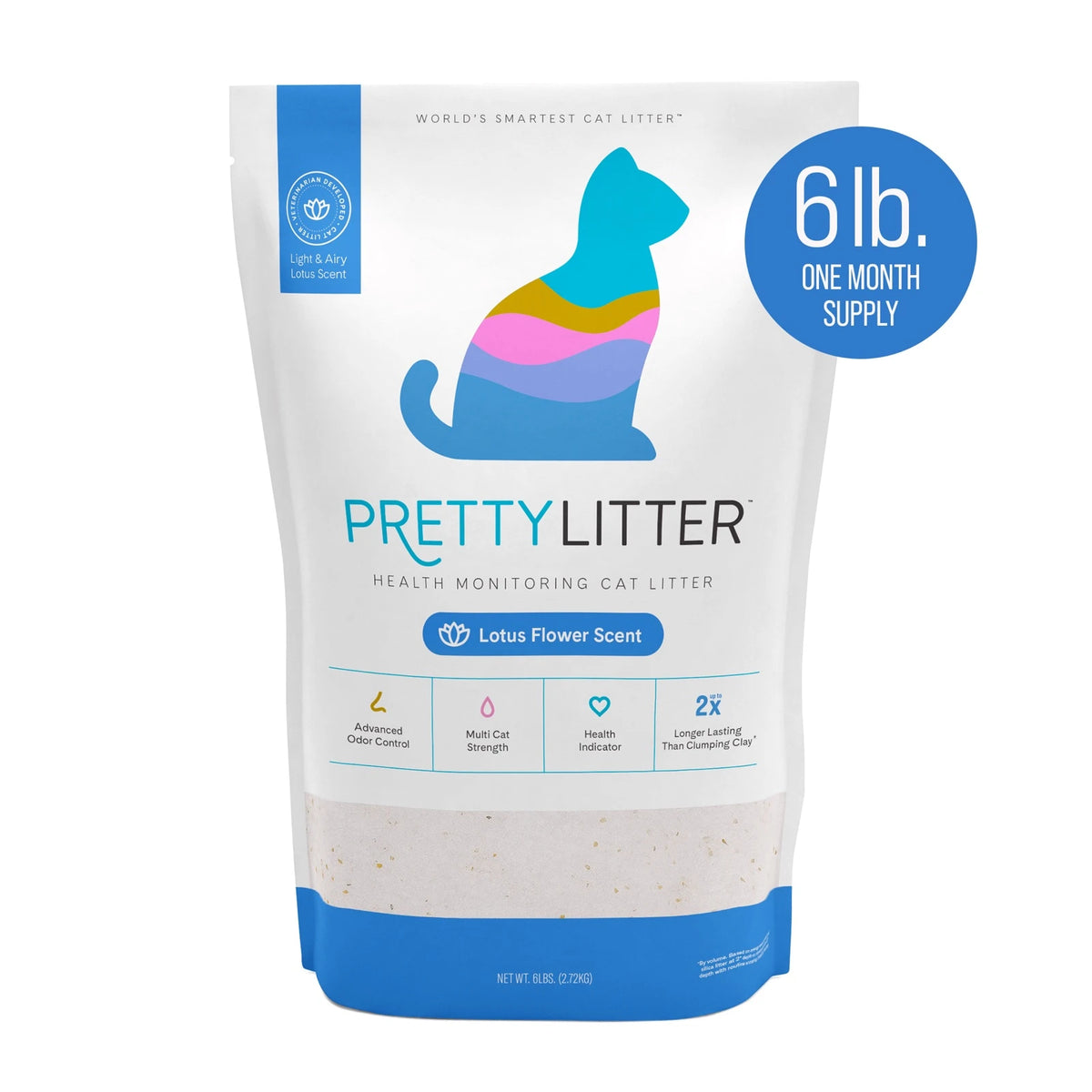 PrettyLitter Lotus Scented Cat Litter